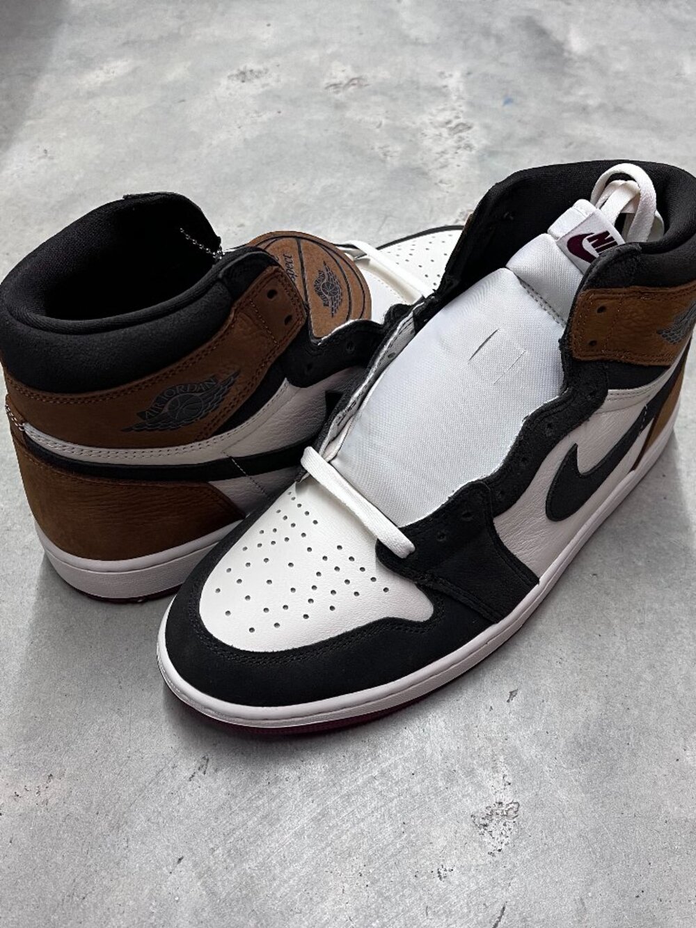 Nike Air Jordan 1 High OG Love Letter Men's Brown White DZ5485 201 - New